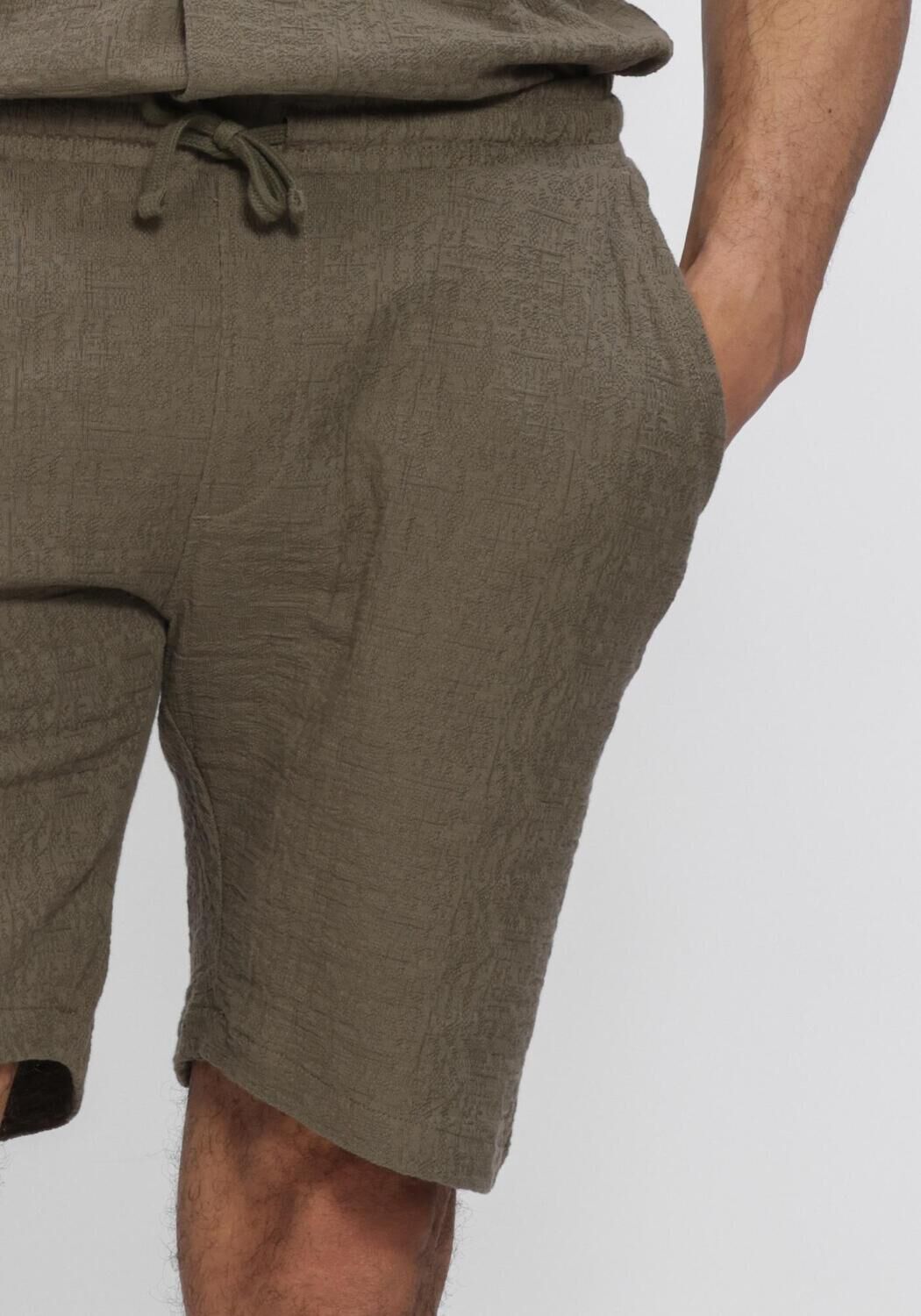 BUTCHER OF BLUE Pantalon courte RIPLEY STRUCTURE SHORT en vert - large