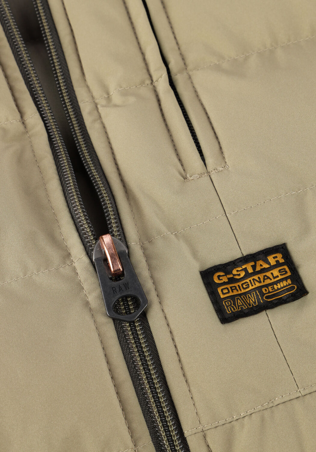 Khaki G-STAR RAW Jack FOUNDATION LINER JKT - large