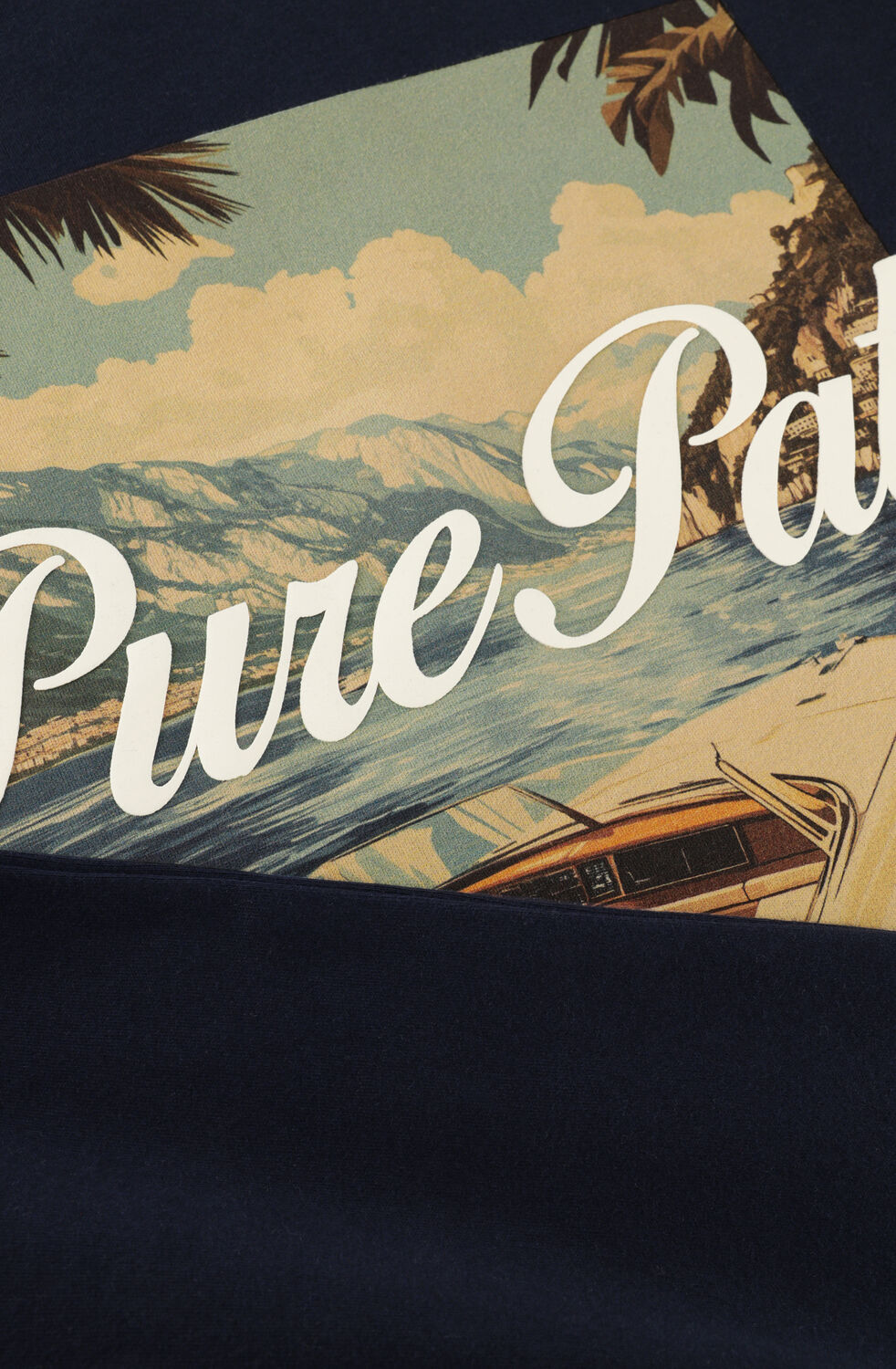 PURE PATH T-shirt RIVA VIEW T-SHIRT Bleu fonc&eacute; - large