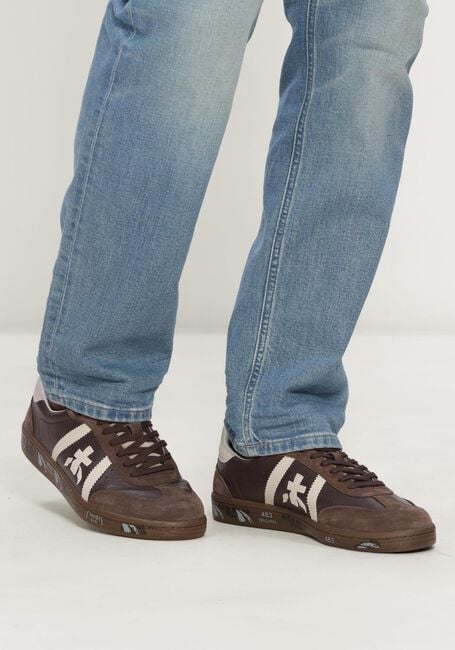 PREMIATA Baskets basses BONNIE en marron - large