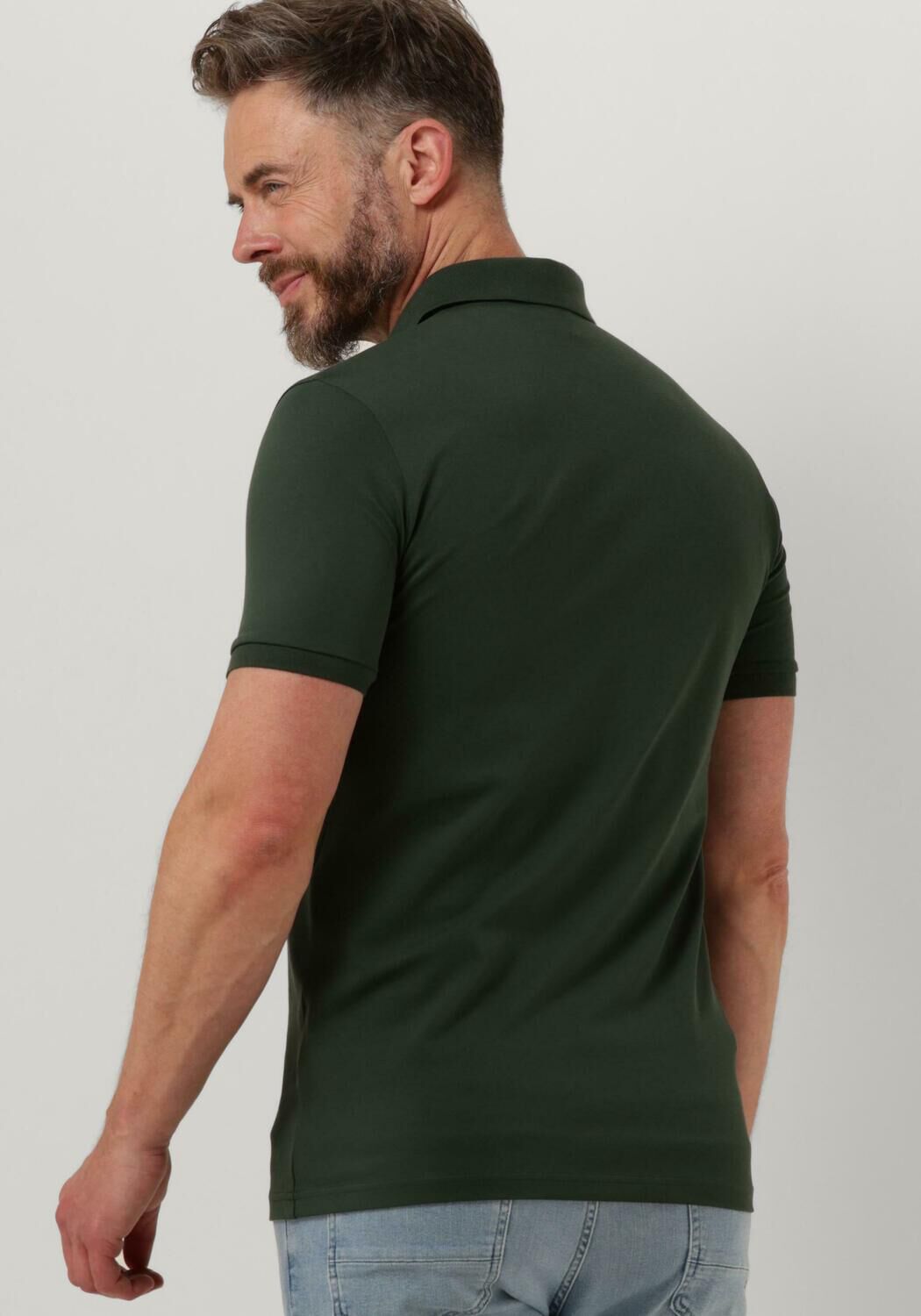 Donkergroene polo clearance