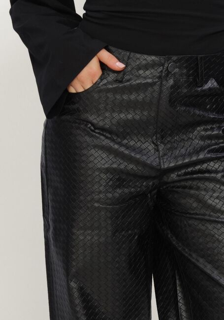 Zwarte REFINED DEPARTMENT Straight leg jeans LADIES WOVEN WIDE LEG JEANS PAYTON - large