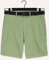 CALVIN KLEIN Pantalon courte GARMENT DYE BELTED SHORTS en vert CALVIN KLEIN Pantalon courte GARMENT DYE BELTED SHORTS en vert - medium