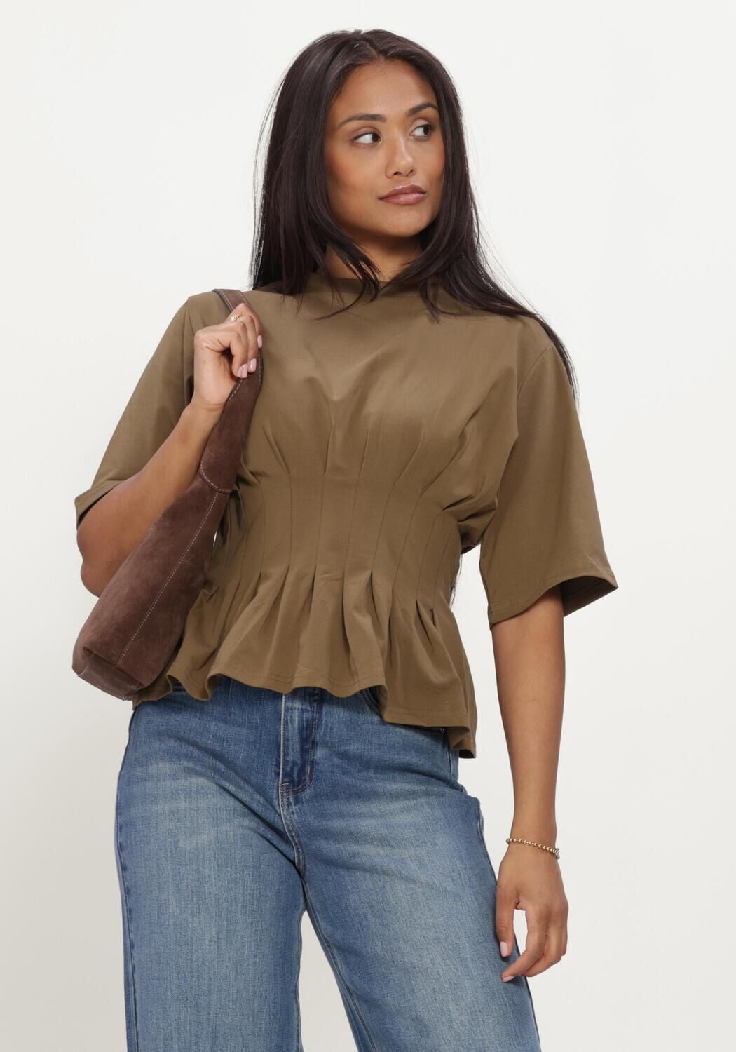 GESTUZ GZINEZ TEE Blouses en vert