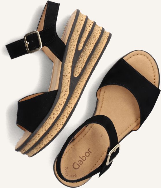 Zwarte GABOR Sandalen 651 Zwarte GABOR Sandalen 651 - large