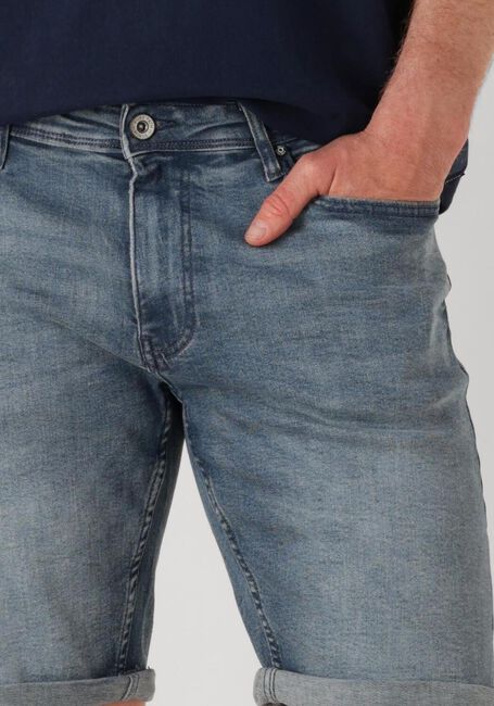 PURE PATH Pantalon courts THE MILES SLIM FIT DENIM SHORTS en bleu - large