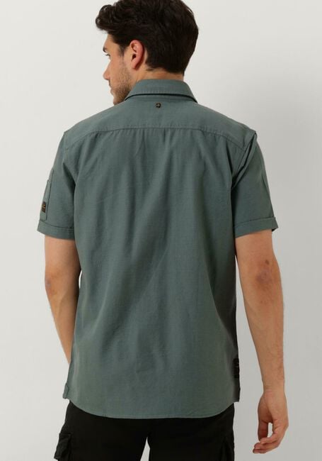 PME LEGEND Chemise décontracté SHORT SLEEVE SHIRT CTN SLUB en vert - large