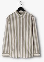 Olijf SELECTED HOMME Casual overhemd SLHREGREDSTER SHIRT STRIPE LS W