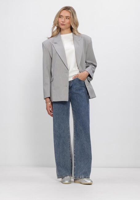 Grijze ALIX THE LABEL Blazer LADIES WOVEN CLEAN MIX BLAZER - large