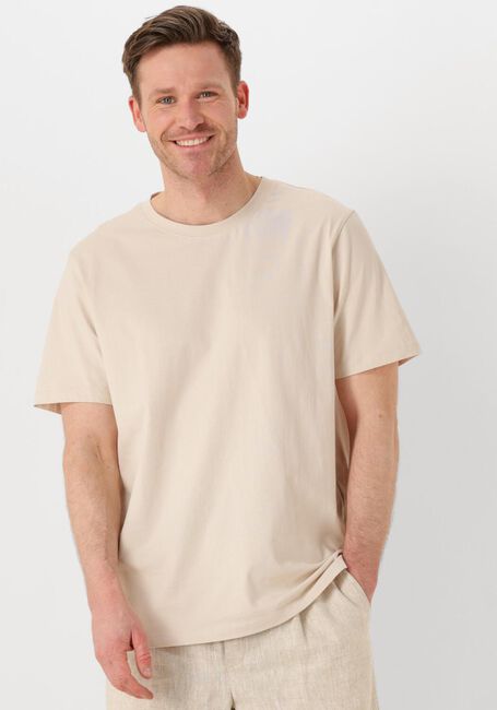 Beige SELECTED HOMME T-shirt SLHASPEN SS O-NECK TEE NOOS - large