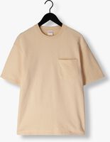 SELECTED HOMME T-shirt SLHLOOSSAUL SLUB SS O-NECK TEE en beige