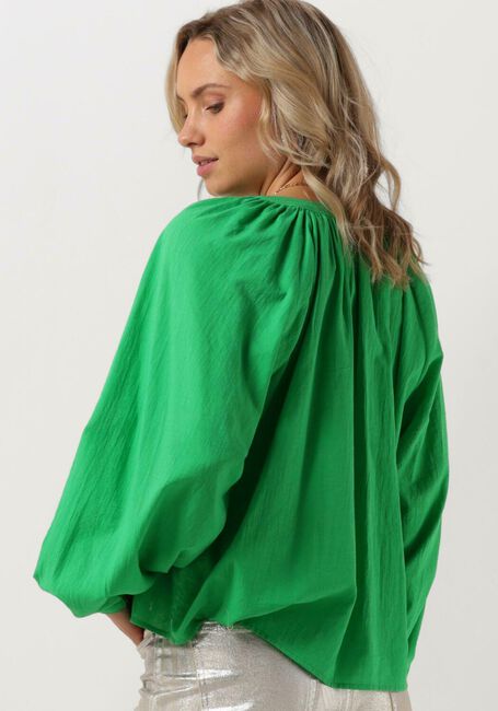 Groene SCOTCH & SODA  BALLOON SLEEVE TOP - large