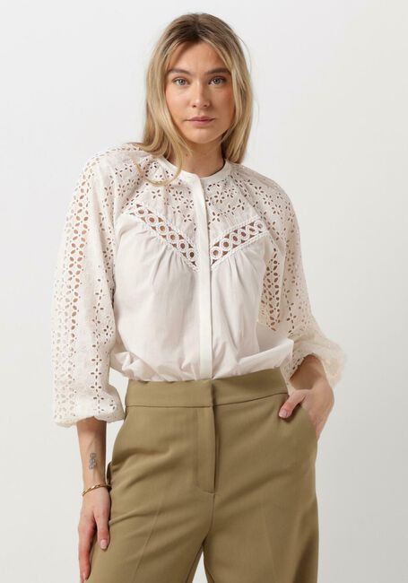 SUNCOO Blouse LOVELY en blanc - large