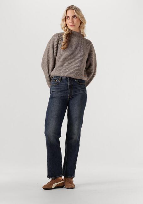 LEVI'S Straight leg jeans RIBCAGE FULL LENGHT APPLY NOW Bleu foncé - large
