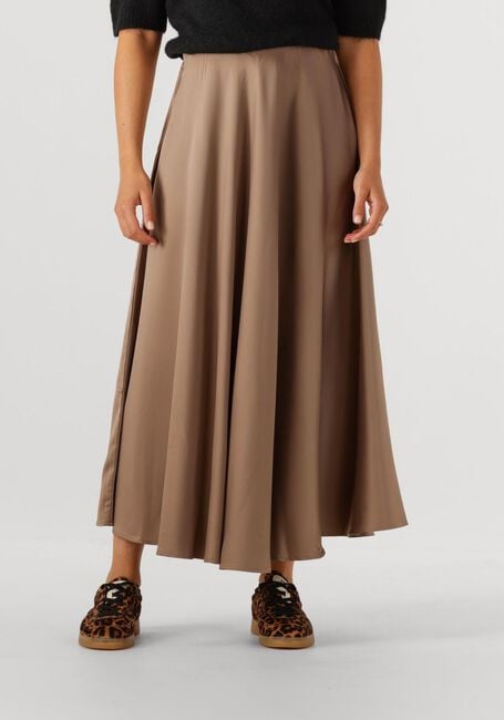 Y.A.S. Jupe maxi YASPELLA HW VOLUME ANKLE SKIRT en taupe - large
