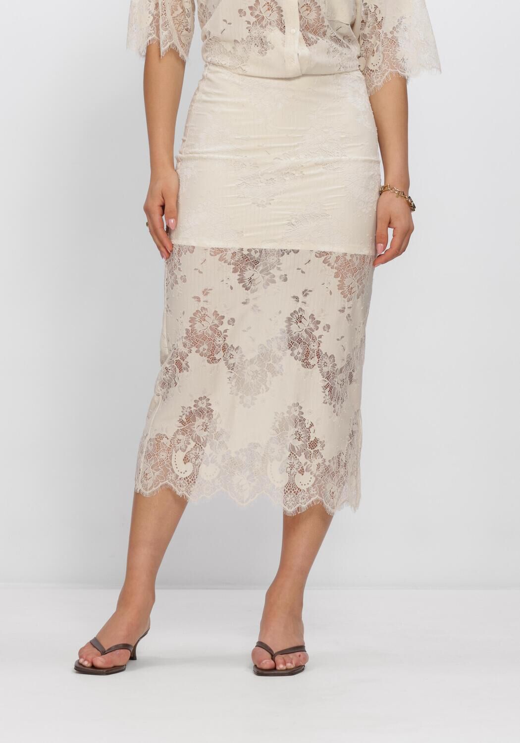 EDITED SHARON SKIRT Jupes en beige