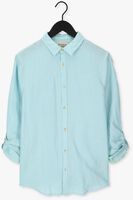 Lichtblauwe SCOTCH & SODA Casual overhemd REGULAR FIT GARMENT-DYED LINEN SHIRT
