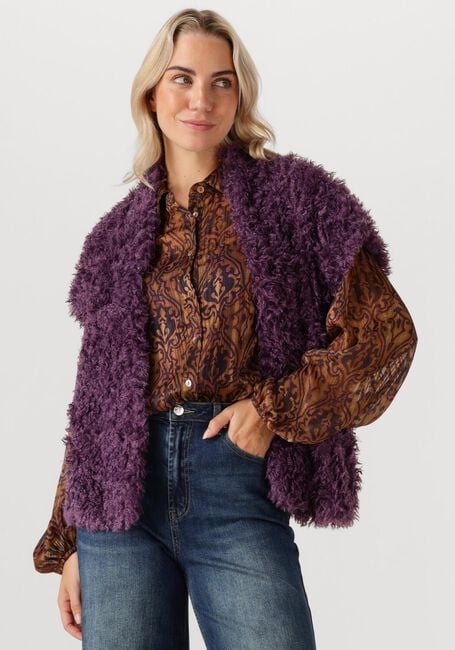 AMAYA AMSTERDAM Gilet BRUNA en violet - large