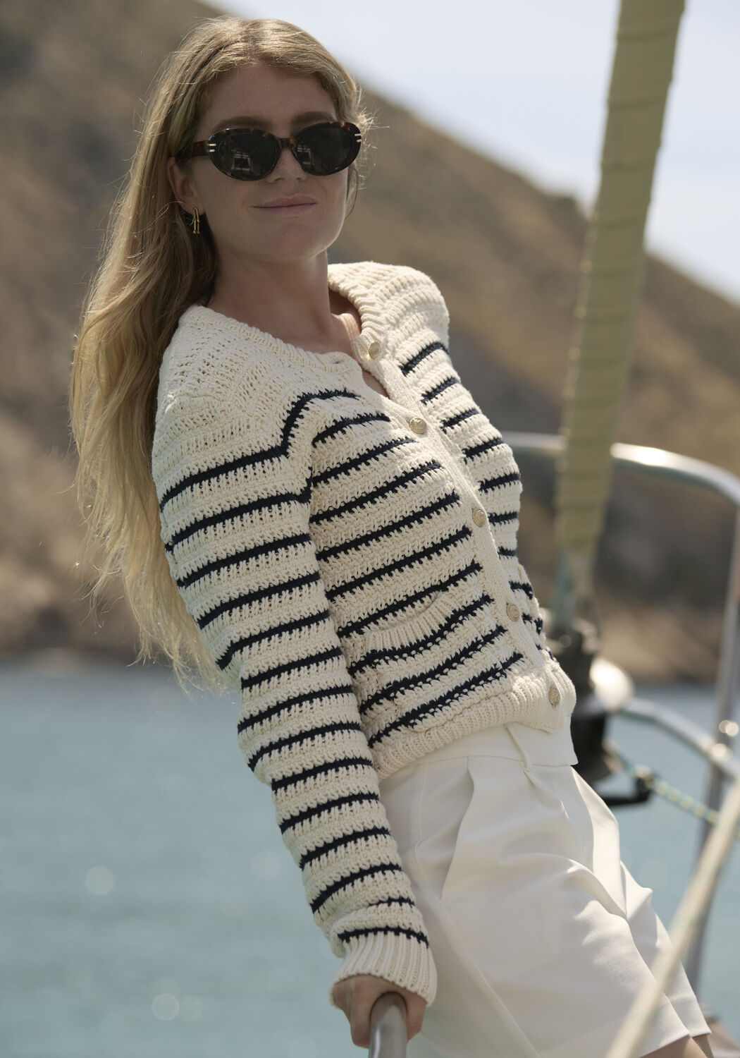 OMODA ATELIER Gilet OM-IZZY X IRIS &Eacute;cru - large