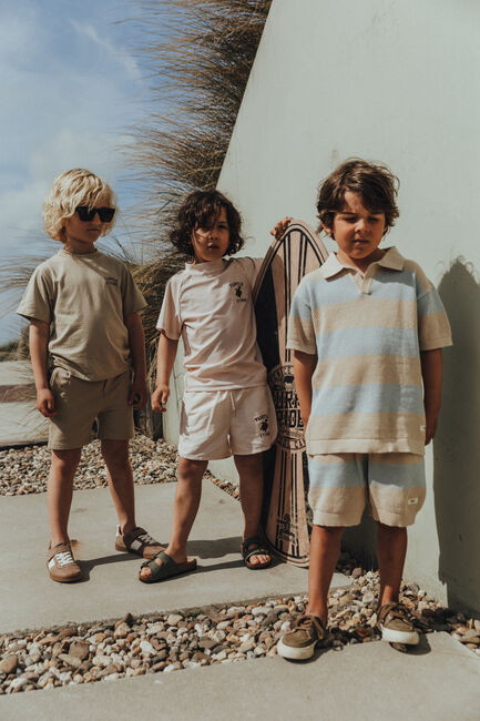 Blauwe BAJE STUDIO Korte broek SETH - large