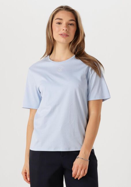Lichtblauwe MSCH COPENHAGEN T-shirt MSCHMELEA ICON TEE - large