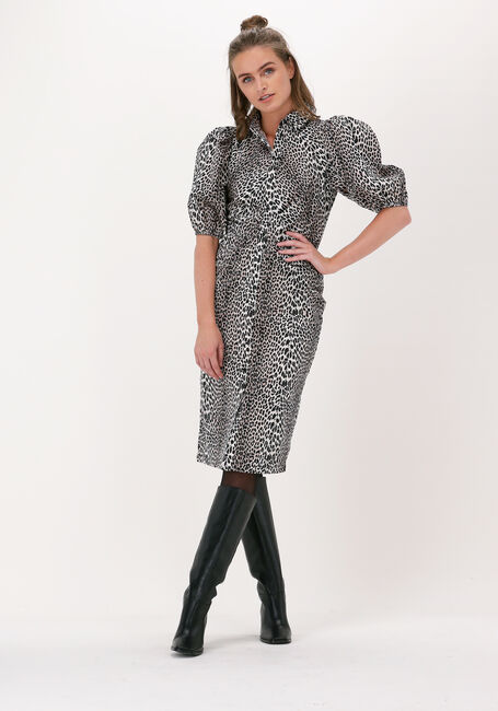 NOTES DU NORD Robe midi BLAKELY DRESS en marron - large