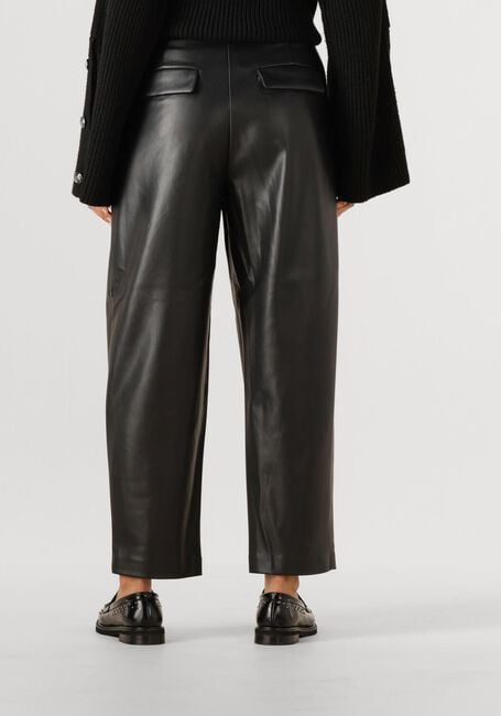 Zwarte WITHBLACK Pantalon WBLJORK VEGAN BARREL LEG PANT - large