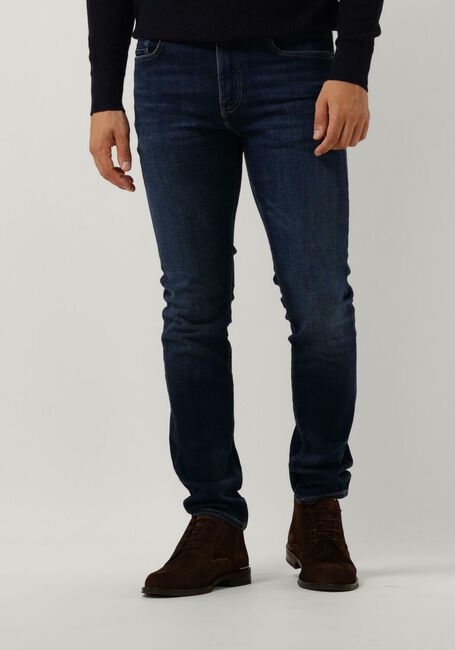 Donkerblauwe TOMMY HILFIGER Slim fit jeans SLIM BLEECKER PSTR MORTON INDIGO - large