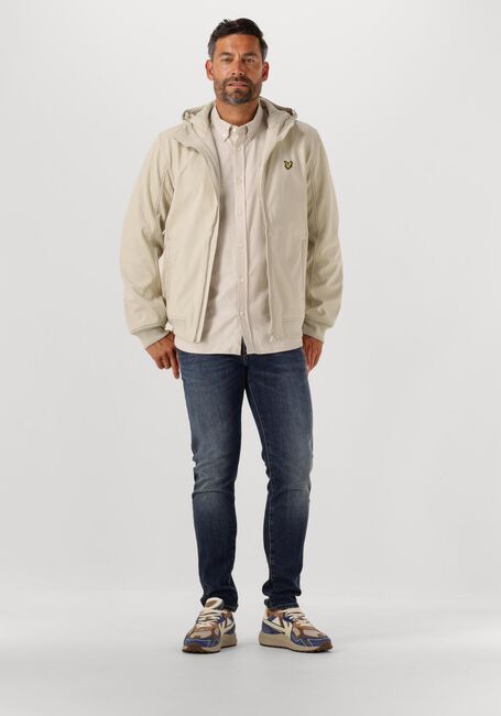 Beige LYLE & SCOTT Casual overhemd PLAIN FLANNEL SHIRT - large
