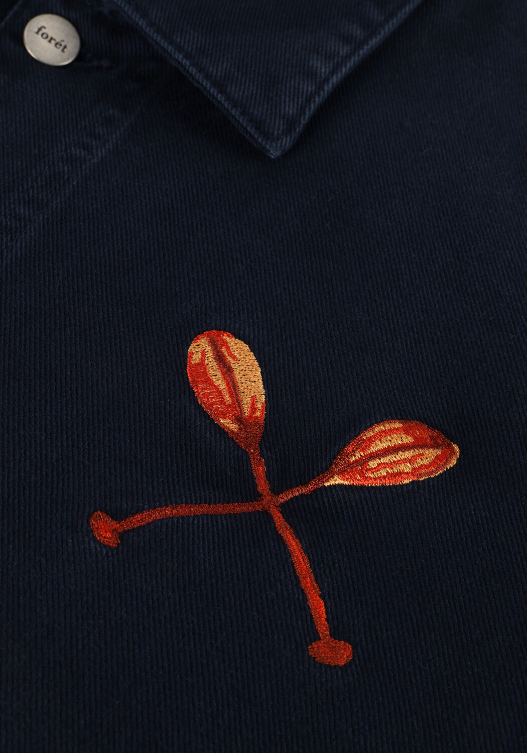 FOR&Eacute;T Surchemise NOWHERE OVERSHIRT en bleu - large