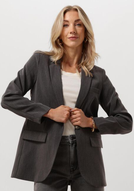 Grijze OBJECT Blazer OBJSIGRID L/S BLAZER - large