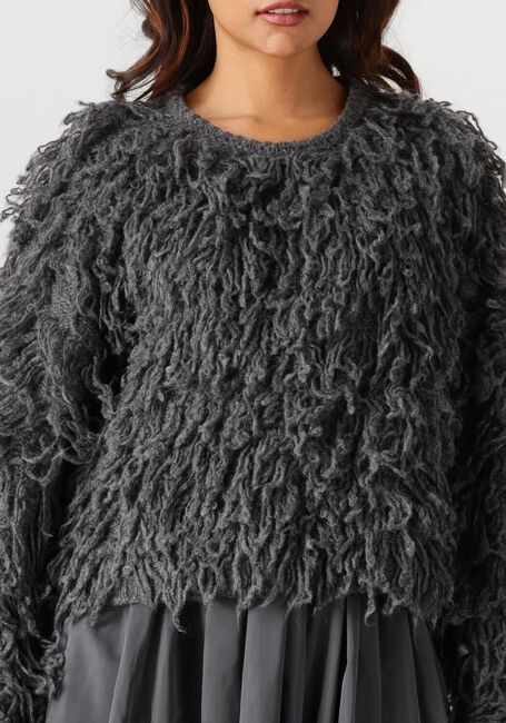Donkergrijze EDITED Trui BO ALPACA WOOL JUMPER (GRS) - large