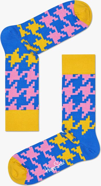 HAPPY SOCKS Chaussettes DOGTOOTH en multicolore - large