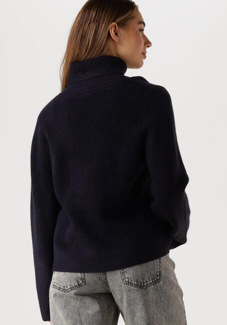 Blauwe CO'COUTURE Coltrui ROW RIB ROLLNECK - large