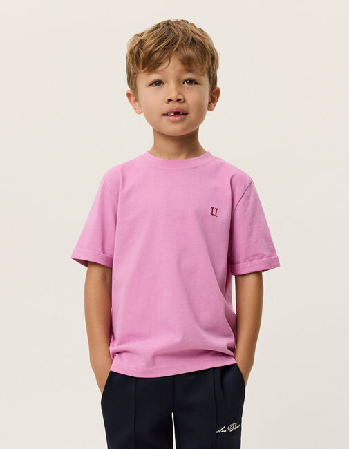 Roze LES DEUX T-shirt NORREGAARD CONTRAST T-SHIRT - large