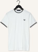 Witte FRED PERRY T-shirt TWIN TIPPED T-SHIRT Witte FRED PERRY T-shirt TWIN TIPPED T-SHIRT - medium