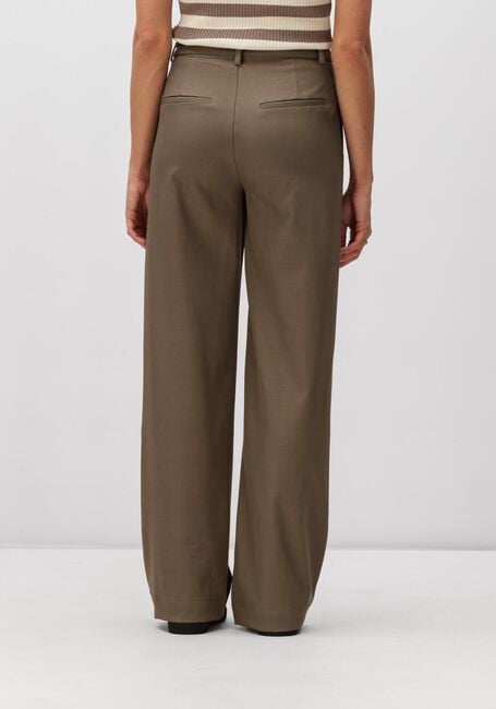 CO'COUTURE Pantalon large LUNA BELT CREASE PANT Olive - large