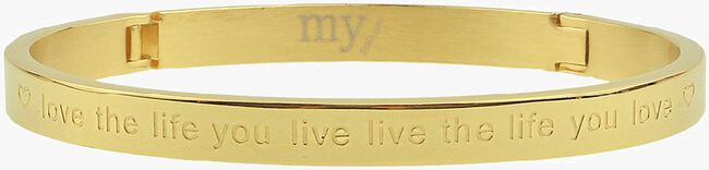 MY JEWELLERY Bracelet LOVE THE LIFE YOU LIVE 2.0 en or - large
