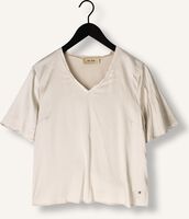 Creme MOS MOSH  MMEVIE V-NECK SATIN BLOUSE Creme MOS MOSH  MMEVIE V-NECK SATIN BLOUSE - medium