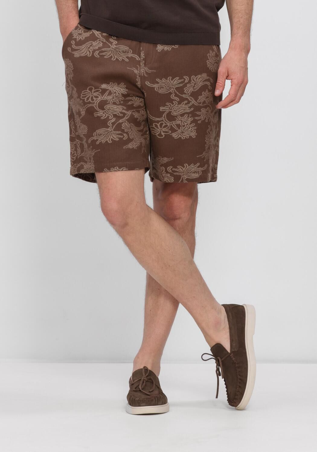 ANERKJENDT Pantalon courte AKJAN JACQ SHORTS en beige - large