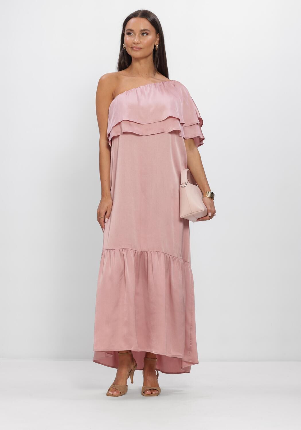 Roze STUDIO AMAYA Jurken LINNE DRESS - large