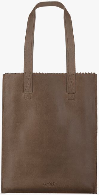 MYOMY Sac à main DELUXE OFFICE en taupe - large