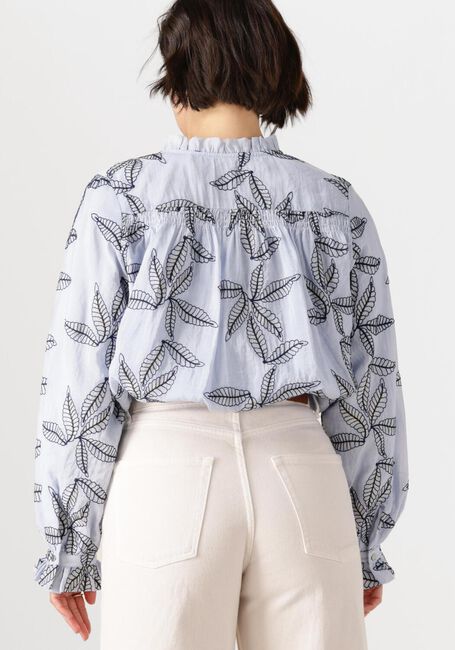 Blauwe NUKUS  JENNA BLOUSE EMBROIDERY - large
