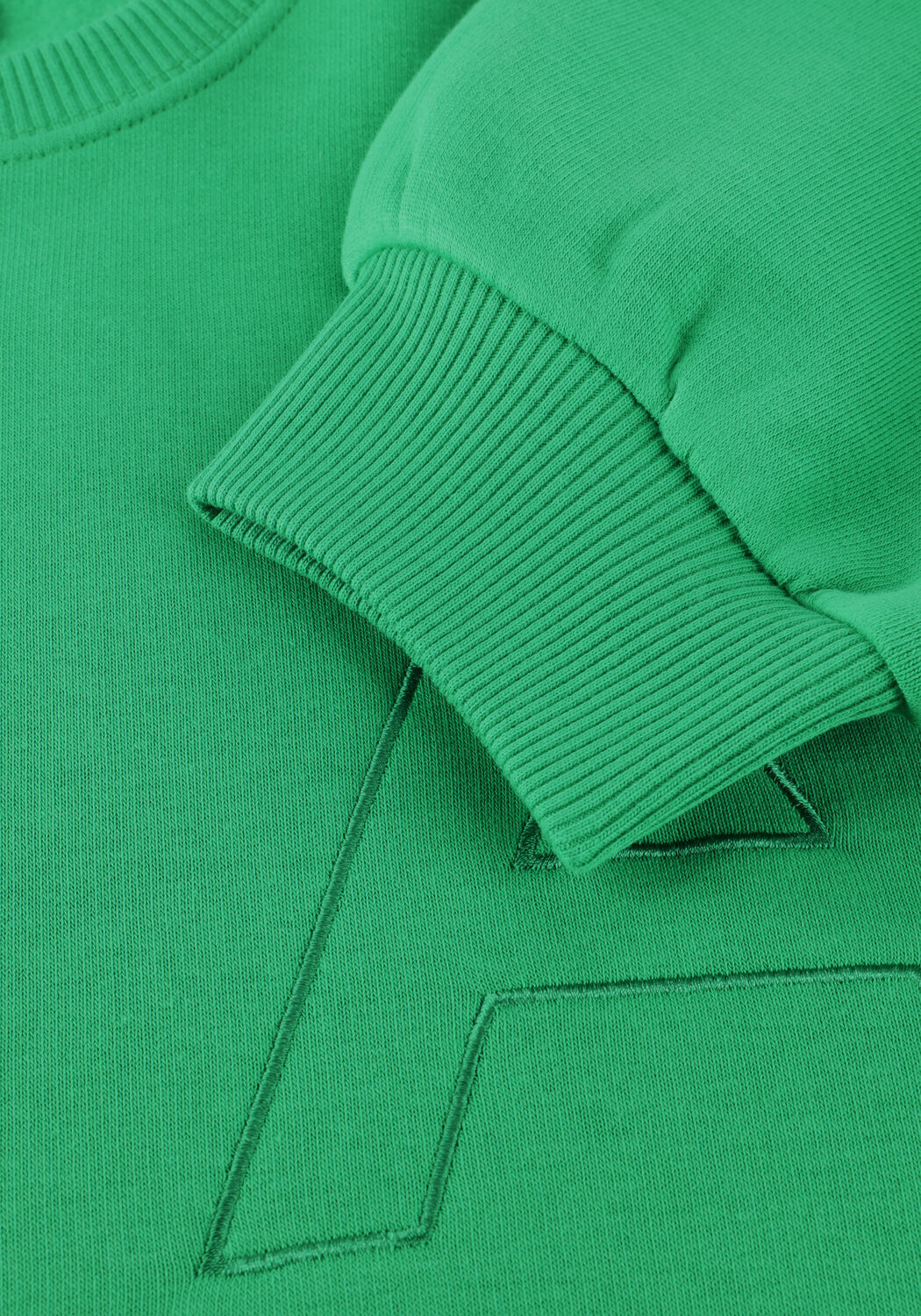 ALIX THE LABEL Chandail LADIES KNITTED EMBROIDERED A SWEATER en vert - large