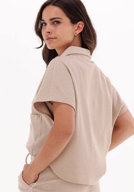 ANOTHER LABEL Haut AMBER TOP en camel - large