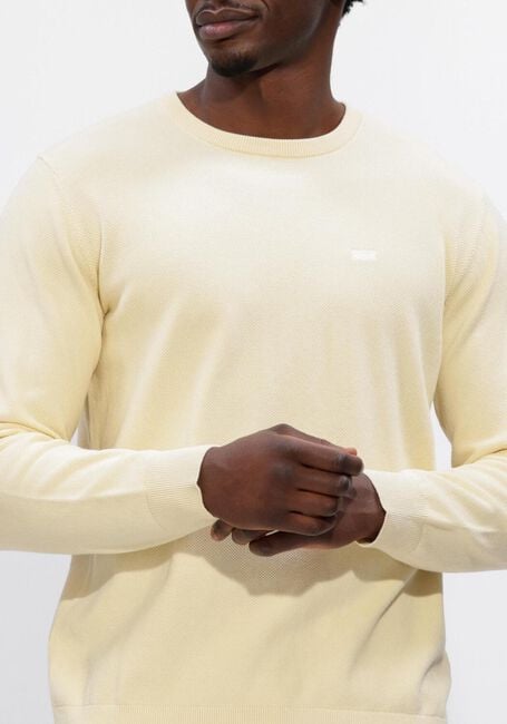 Creme LEVI'S Trui LIGHTWEIGHT HM SWEATER RUTABAGA PIQUE - large