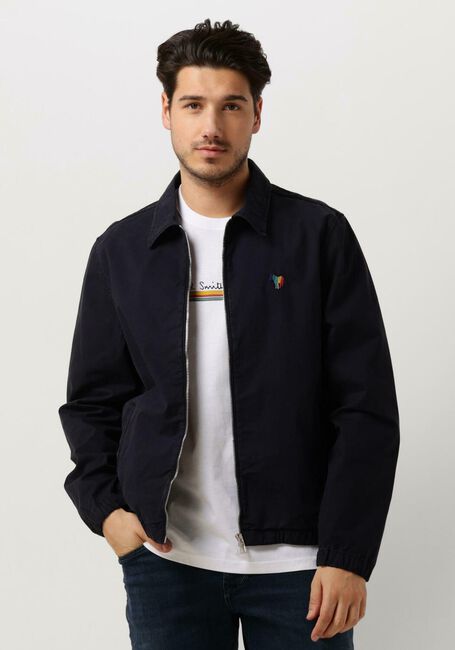 Donkerblauwe PS PAUL SMITH Jack MENS UNLINED COACH JACKET - large