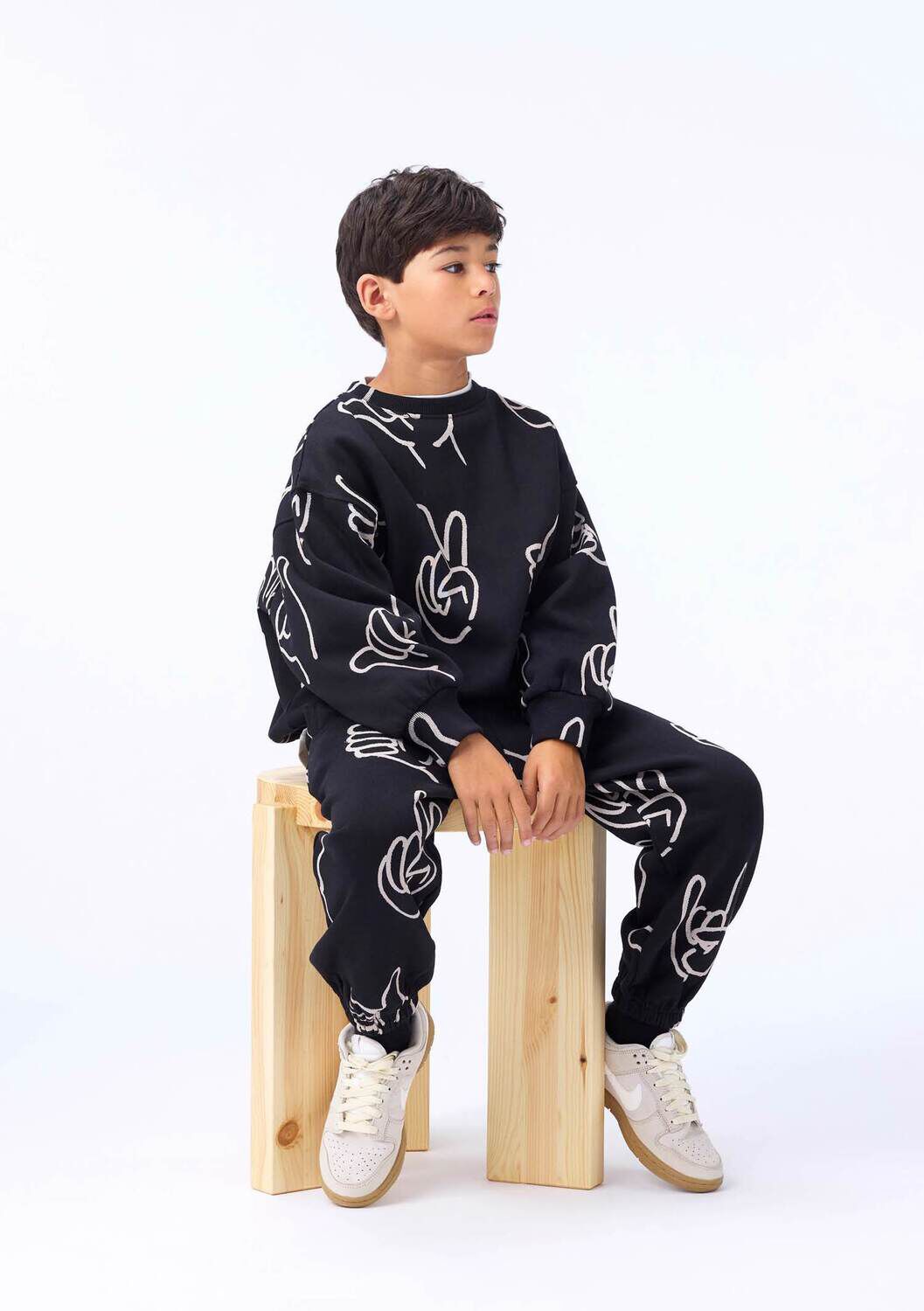 MOLO Pull MONTI en noir - large