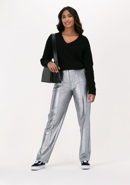 SELECTED FEMME Pull LULU LS KNIT V-NECK B en noir - large