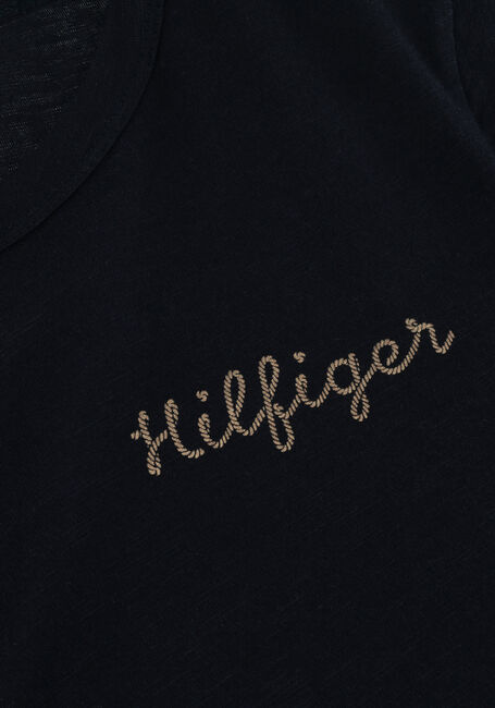 TOMMY HILFIGER T-shirt SLIM GOLD HILFIGER C-NK SS Bleu foncé - large